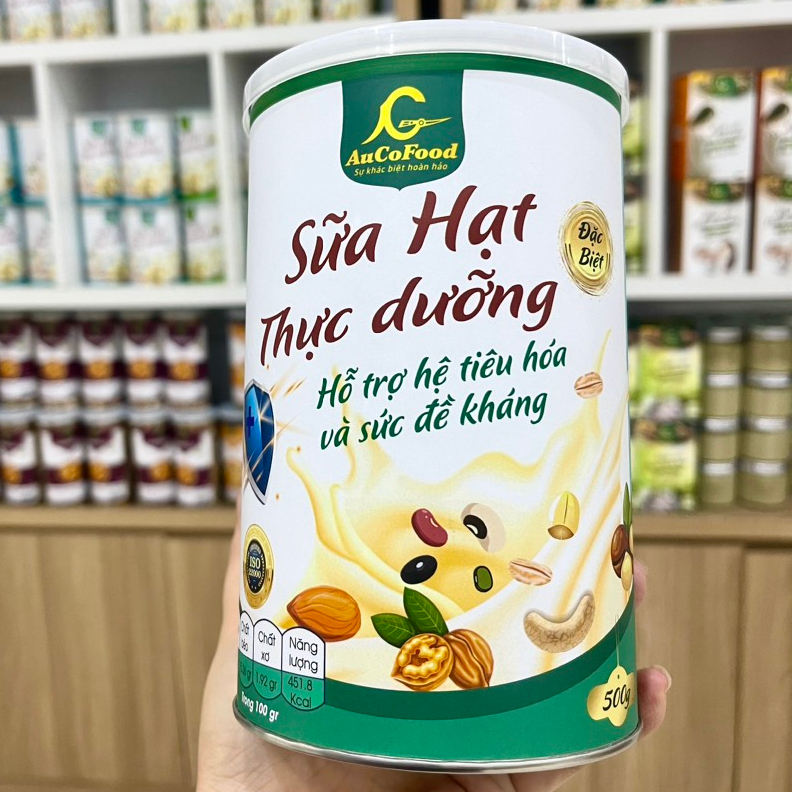 SỮA HẠT THỰC DƯỠNG ĐẶC BIỆT AUCOFOOD_hỗ trợ cho người tiêu hoá kém, tăng sức đề kháng