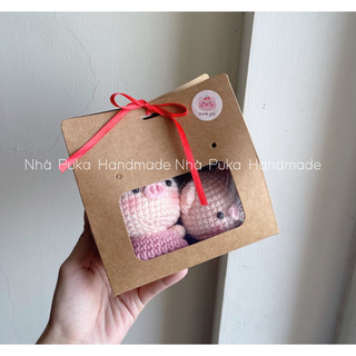 Gift set/hộp quà tặng 2 móc khoá độc quyền nhà Puka
