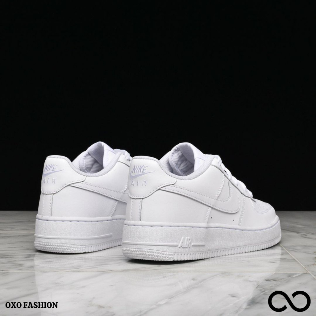 Giày af1 trắng thể thao bản LIKEAUTH dành cho nam nữ, giày air force 1 all white thời trang hàng đẹp fullbox OXO FASHION #6