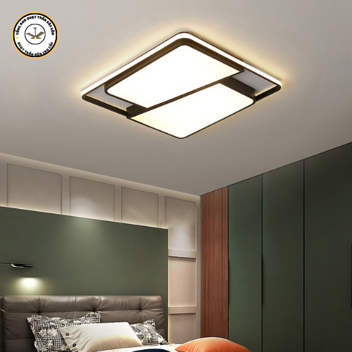 Đèn ốp trần hiện đại 3 chế độ sáng thiết kế sang trọng cho phòng khách nhiều mẫu (Bảo hành 24 tháng)