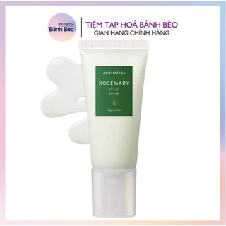 Tẩy da chết tế bào chết da đầu làm sạch sâu lâu bết tóc Aromatica Rosemary Scalp Scrub 165g