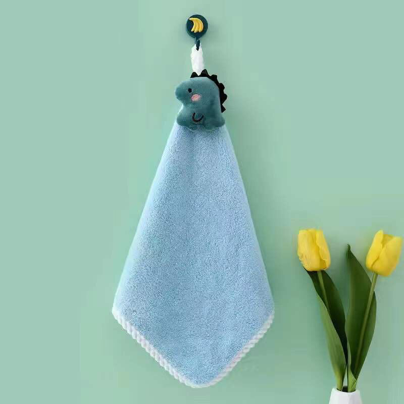 Khăn lau tay nhà bếp cao cấp siêu mềm, siêu thấm, họa tiết gấu bông siêu dễ thương, 30x30cm