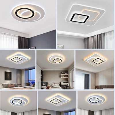 Đèn trần MONSKY OVAN 3 chế độ màu ánh sáng hiện đại kèm điều khiển từ xa