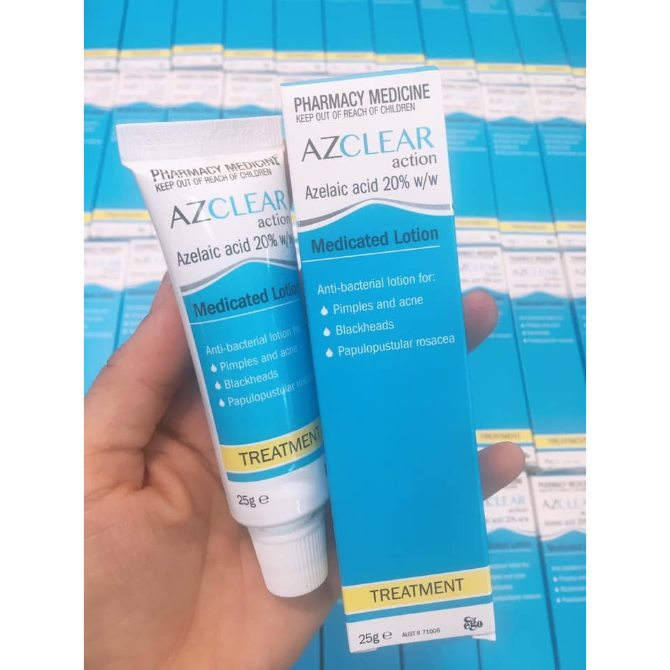 Kem Mụn Azclear 20% Azelaic Acid Mờ Thâm Và Giảm Mụn - 25g
