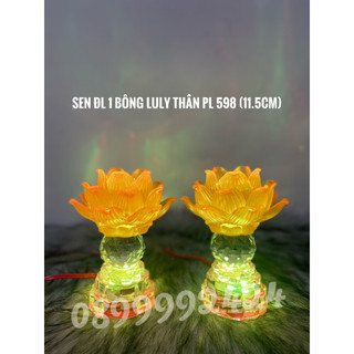 Đèn thờ pha lê-lưu ly cao cấp 598 giá bán 1 cặp