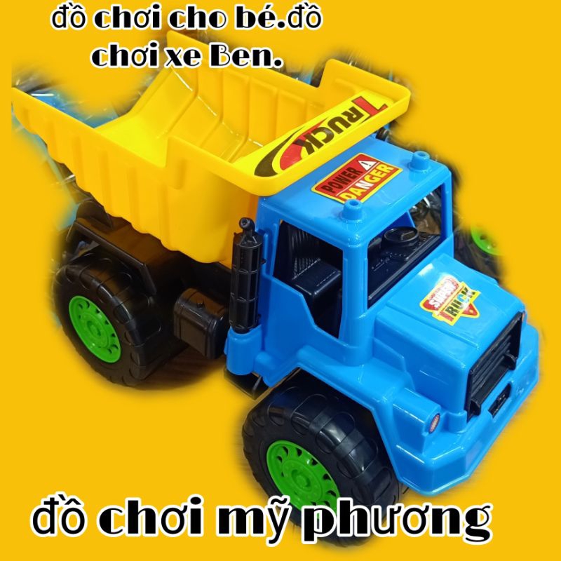 Đồ chơi xe Ben chở cát cho bé.bé trên 2 tuổi có thể chơi được.