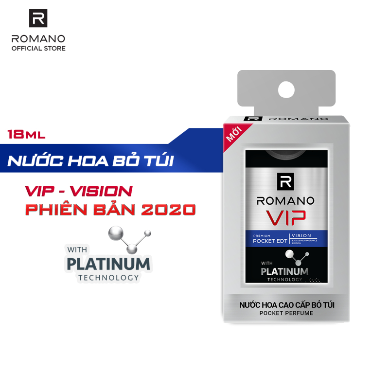 Nước Hoa Bỏ Túi Romano Vip Vision 18ml