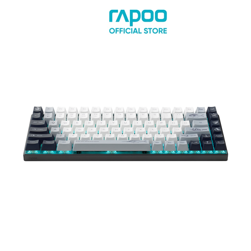 Bàn phím cơ không dây đa kết nối Rapoo MT510PRO (Bluetooth/2.4G không dây/ có dây), pin sạc, đèn nền, switch Linear