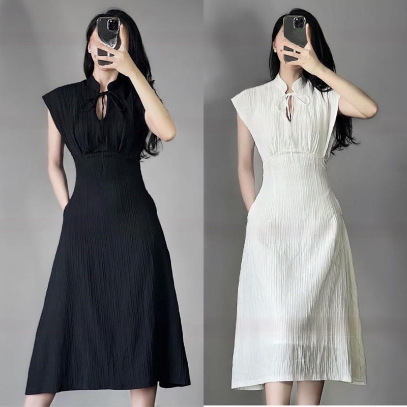 Váy maxi cánh dơi cổ trụ trẻ trung M11