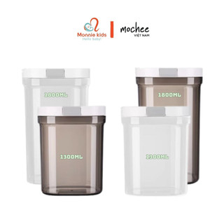 Hộp đựng sữa bột cho bé Mochee chống ẩm cao cấp Monniekids