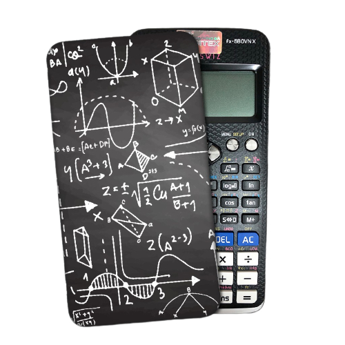 Miếng dán decal các môn học cho máy tính bỏ túi casio fx 580vnx, fx 570vnplus, fx880 BTG, 570esplus, 570 Eddtion Vinacal