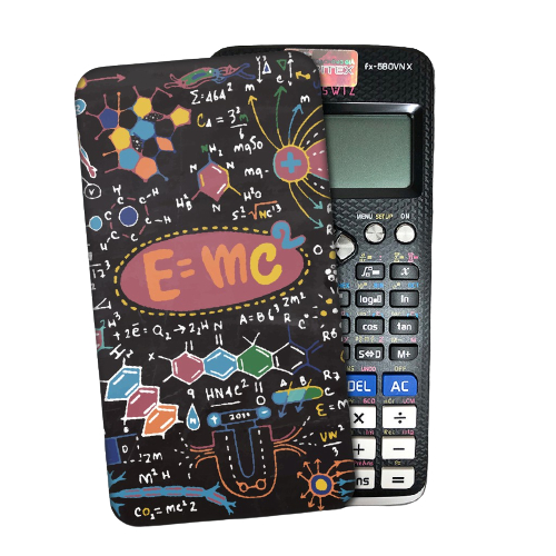 Miếng dán decal các môn học cho máy tính bỏ túi casio fx 580vnx, fx 570vnplus, fx880 BTG, 570esplus, 570 Eddtion Vinacal