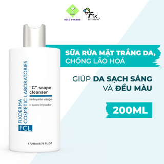 Sữa Rửa Mặt Trắng Da, Chống Lão Hoá FCL C Scape Cleanser Giúp Làm Sáng, Đều Màu Da 200ml - Hùng Lợi
