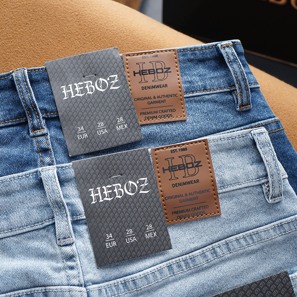 Quần jean dài nam chất vải denim cao cấp dáng basic Heboz Z-40 màu xanh đậm - 00001607