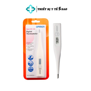 Nhiệt kế điện tử Omron 246 đo miệng nách, hậu môn dùng được cho bé và cả gia đình