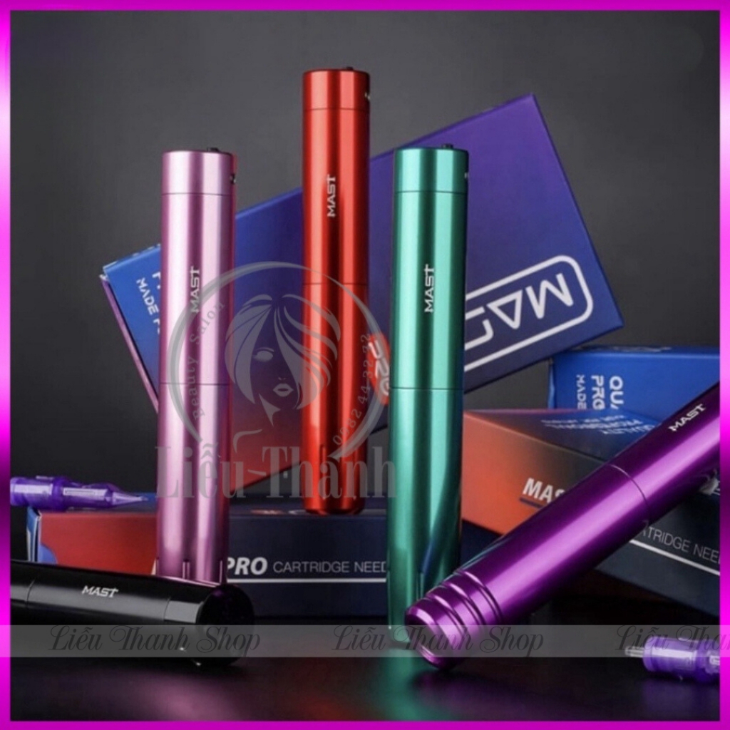 Máy Pen Mast Y22 mini đời mới tích điện phun xăm Thẩm Mỹ - Phun môi Nhanh 15 phút,thêu sợi đẹp - LieuThanhshop