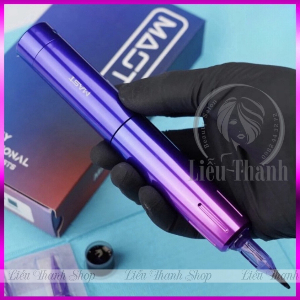 Máy Pen Mast Y22 mini đời mới tích điện phun xăm Thẩm Mỹ - Phun môi Nhanh 15 phút,thêu sợi đẹp - LieuThanhshop