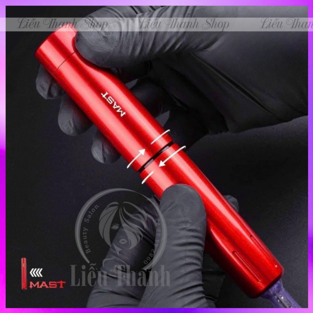 Máy Pen Mast Y22 mini đời mới tích điện phun xăm Thẩm Mỹ - Phun môi Nhanh 15 phút,thêu sợi đẹp - LieuThanhshop