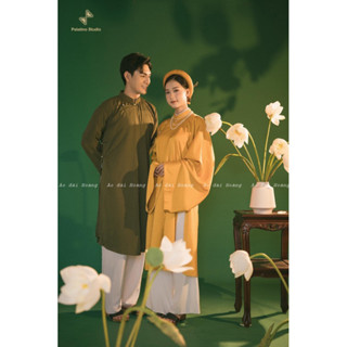  Set Áo Cổ Phục Nam Nữ Áo Ngũ Thân Tay Thụng Việt Phục Cổ Trang Việt Nam 2 Lớp Chất Liệu Tây Thi Kaki Đũi Mềm Mịn 