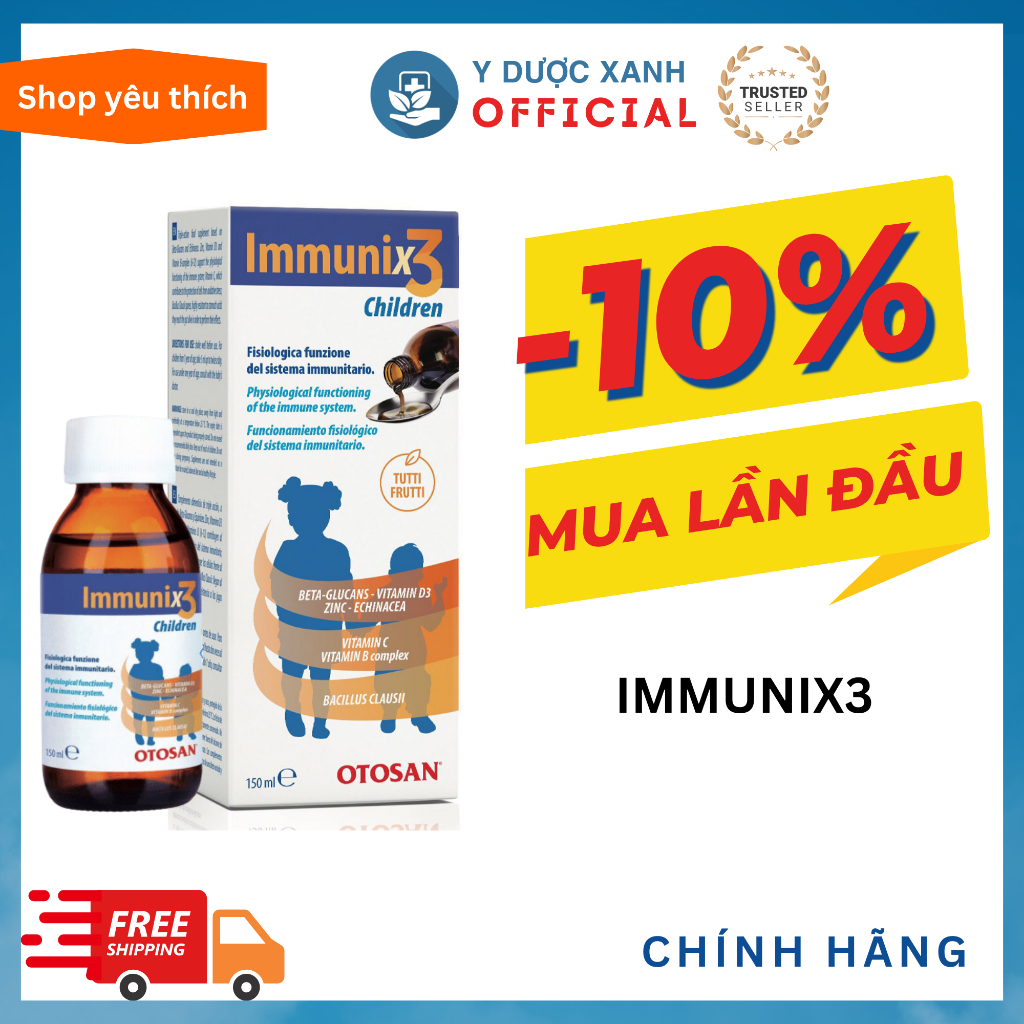 Mua  IMMUNIX3 CHILDREN 150ml, Siro IMMUNIX 3 tăng đề kháng cho bé - Y Dược Xanh