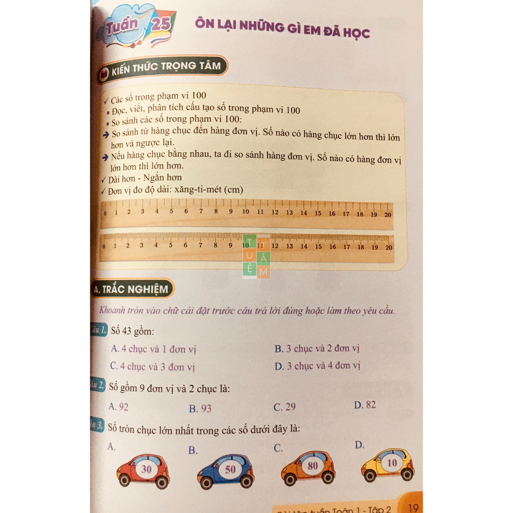 Sách - Bài tập tuần Toán 1