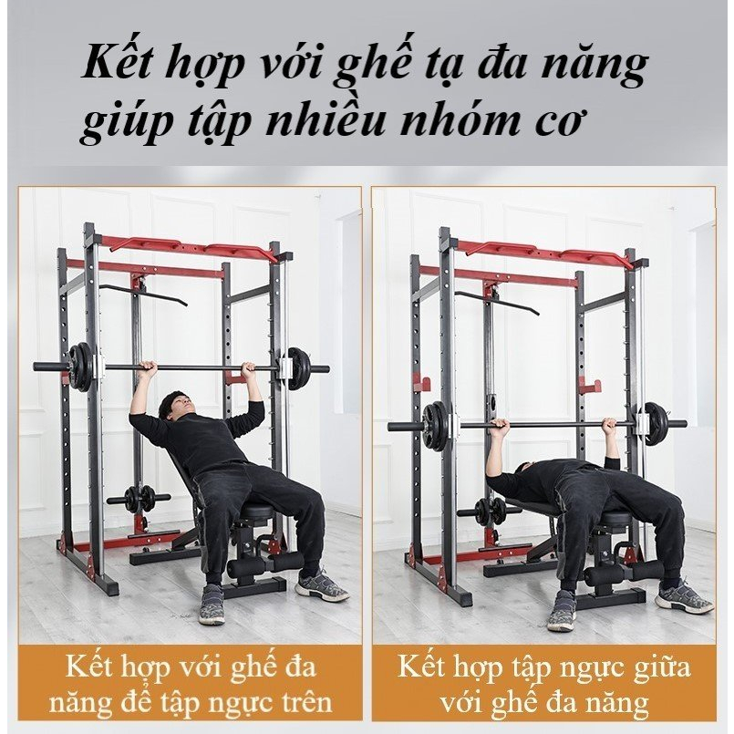 Giàn tạ đa năng FEIERDUN-G04 + kèm ghế
