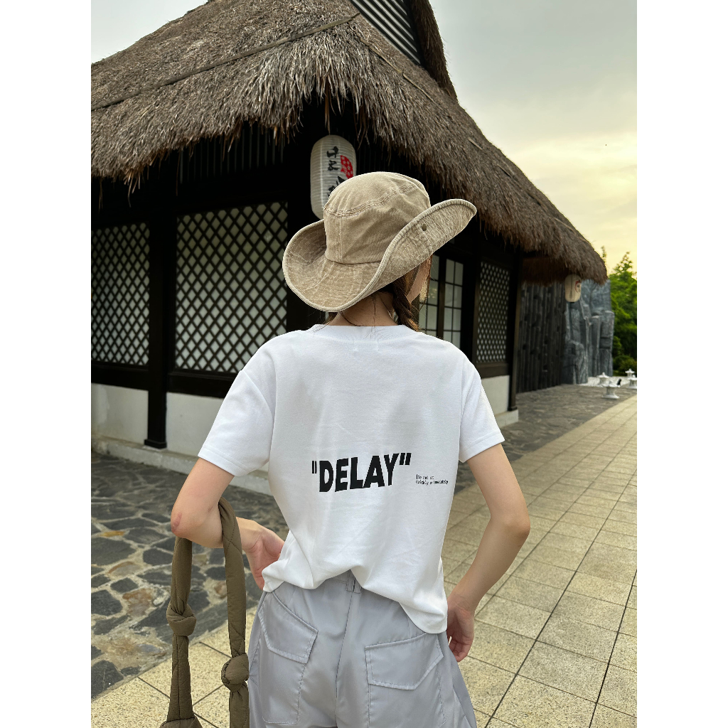 Áo Thun 2 Kiểu Baby Tee/ Dáng Rộng Oversize DELAY 2023 𝑩𝒚𝒄𝒂𝒎𝒄𝒂𝒎 | BigBuy360 - bigbuy360.vn