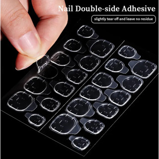 Lẻ 1 miếng keo gồm 24 miếng nhỏ silicon dán móng nailbox (Miếng)