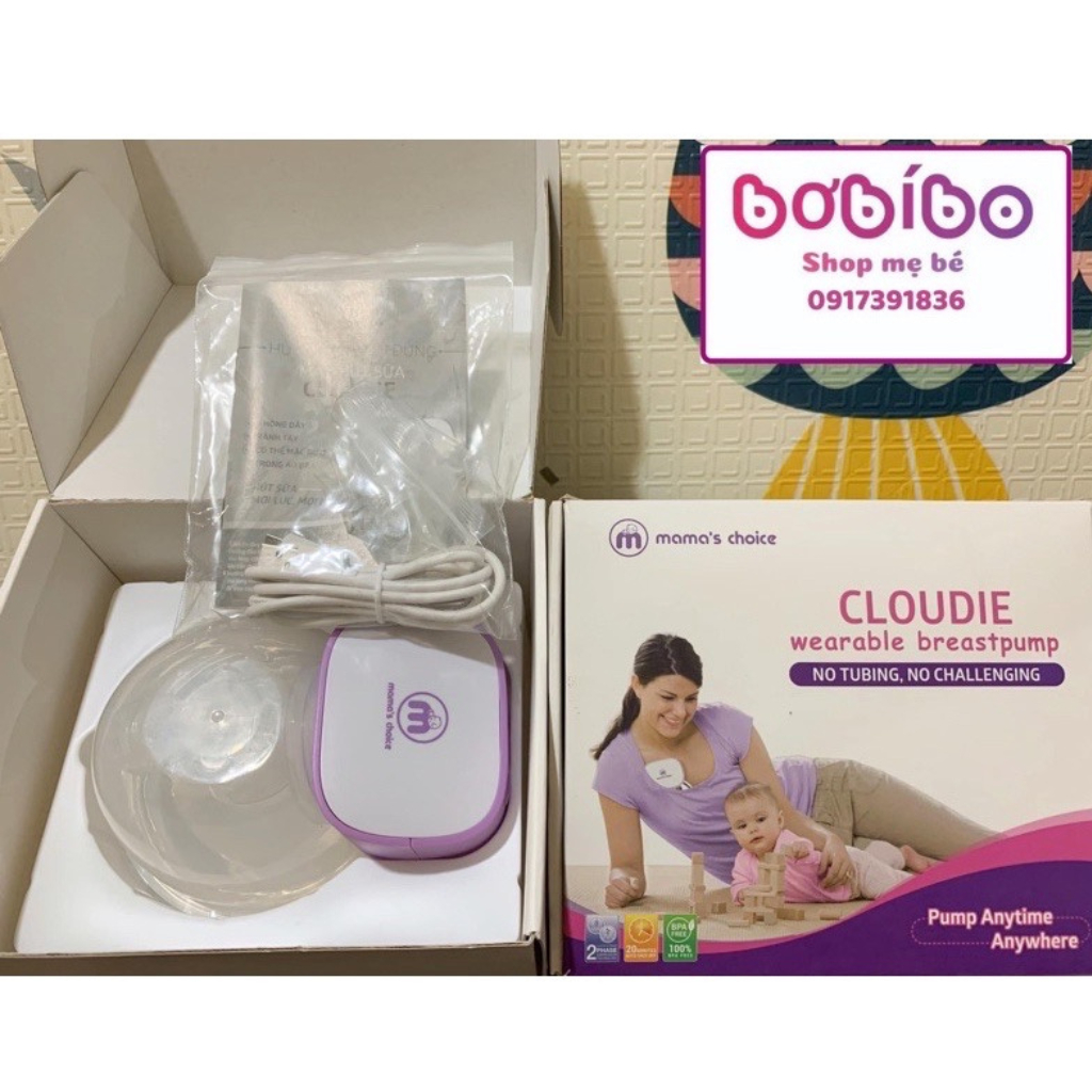 Máy hút sữa không dây Mama's Choice, pin sạc tiện lợi, giúp mẹ vắt sữa rảnh tay mọi lúc mọi nơi
