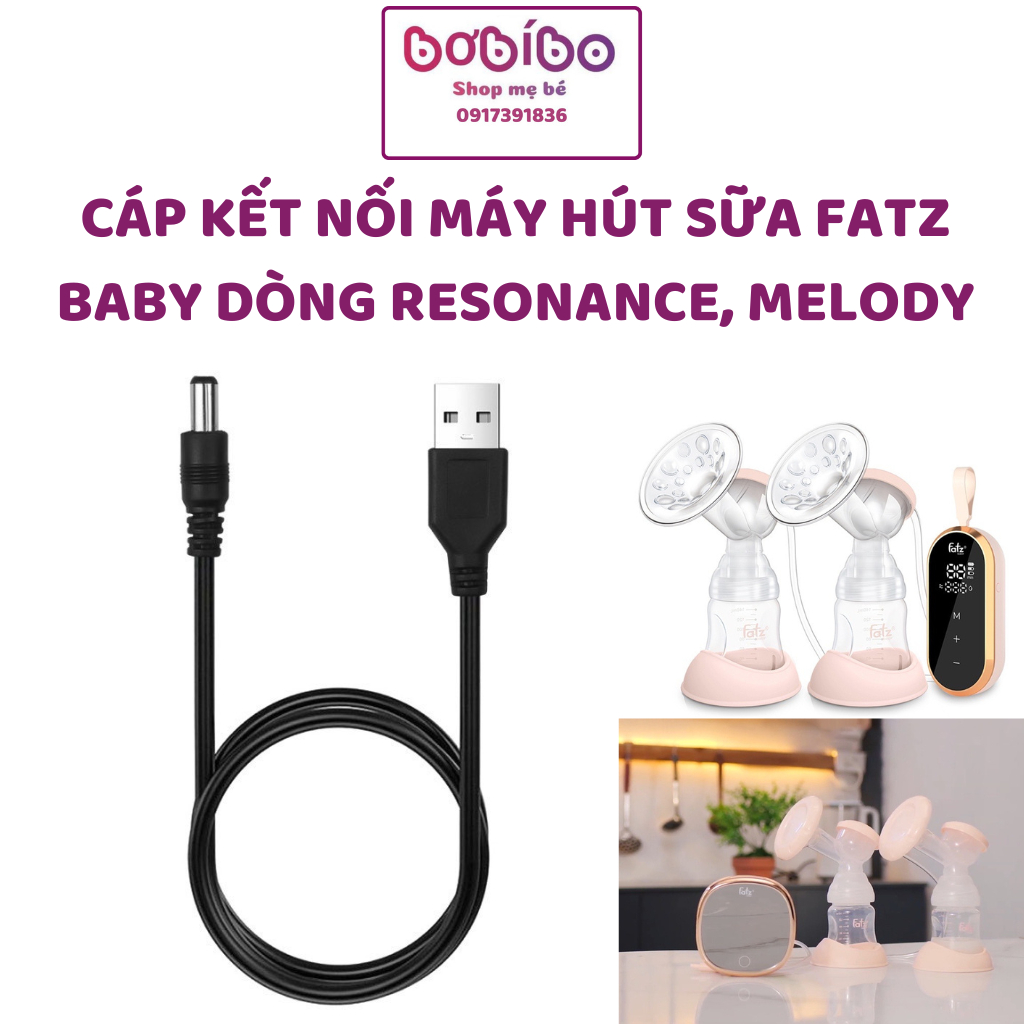 Cáp kết nối máy hút sữa Fatz Baby dòng RESONANCE, MELODY