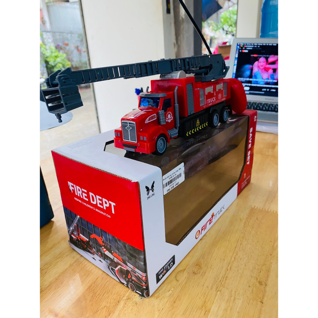 Đồ chơi thông minh Xe cứu hoả điều khiển từ xa bán sỉ SH 00165 Benbon store