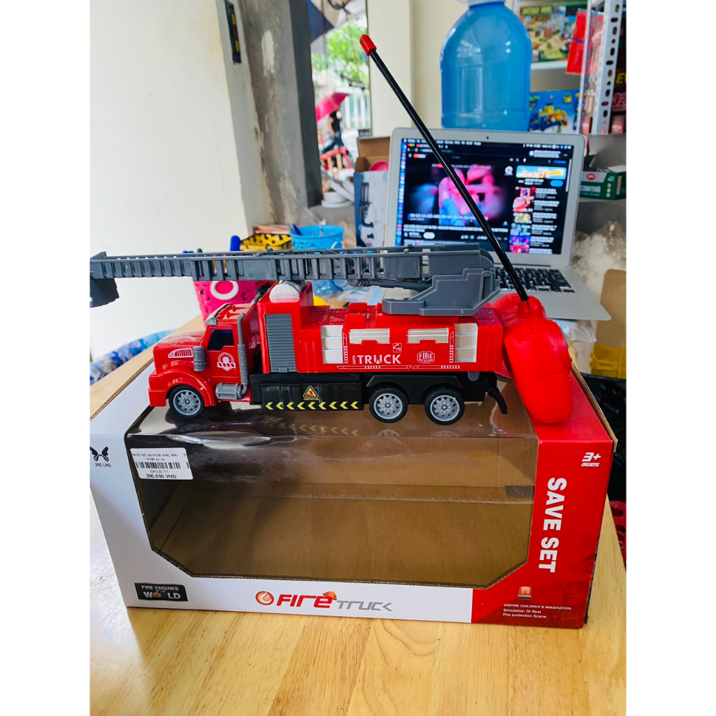 Đồ chơi thông minh Xe cứu hoả điều khiển từ xa bán sỉ SH 00165 Benbon store