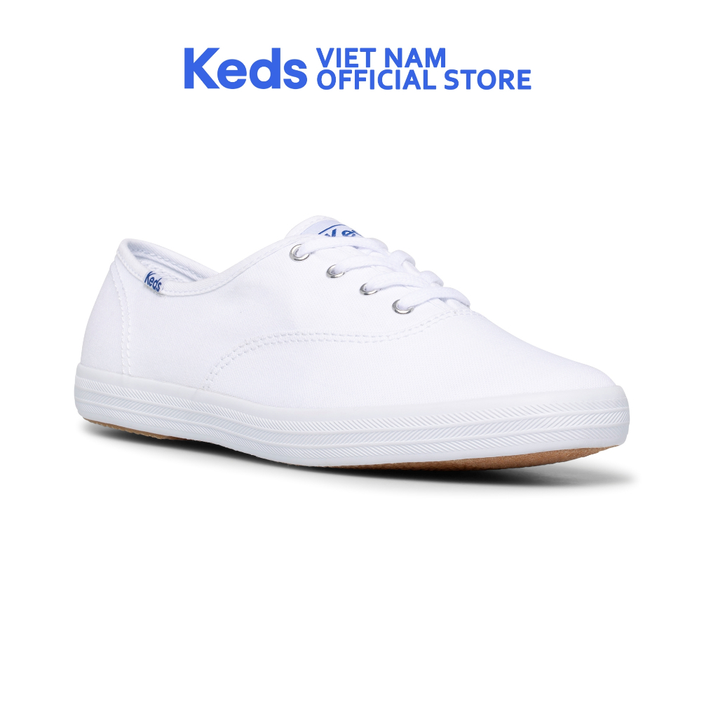 Giày Keds Nữ- Champion Canvas White- KD034000