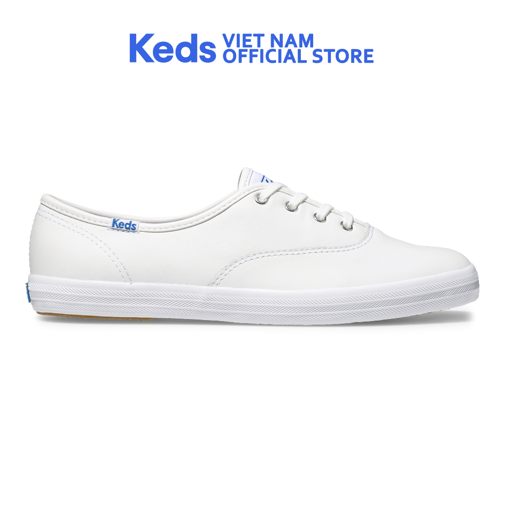 Giày Keds Nữ- Champion Core Leather White - KD045750