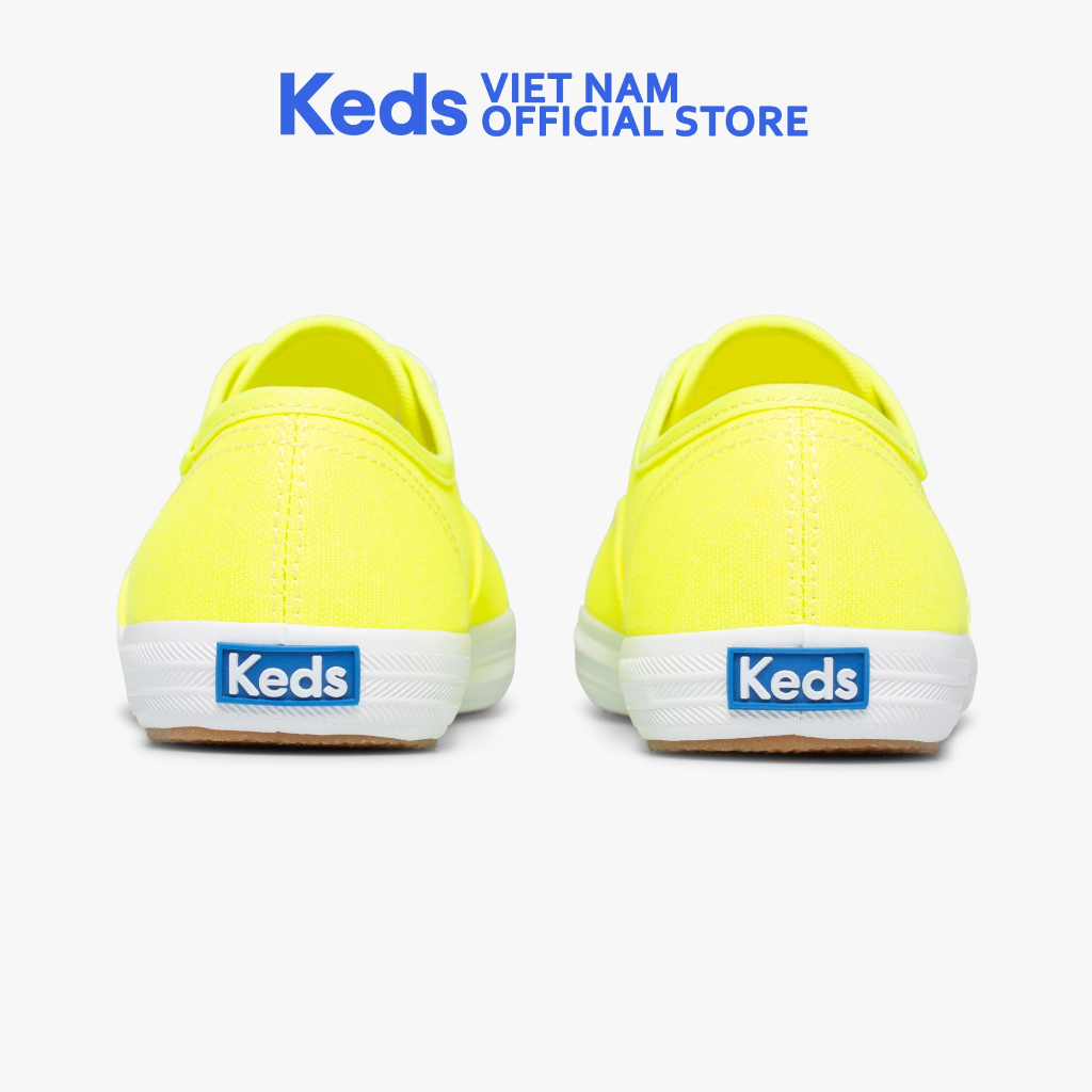 Giày Keds Nữ- Champion Seasonal Canvas Neon Yellow- KD066460