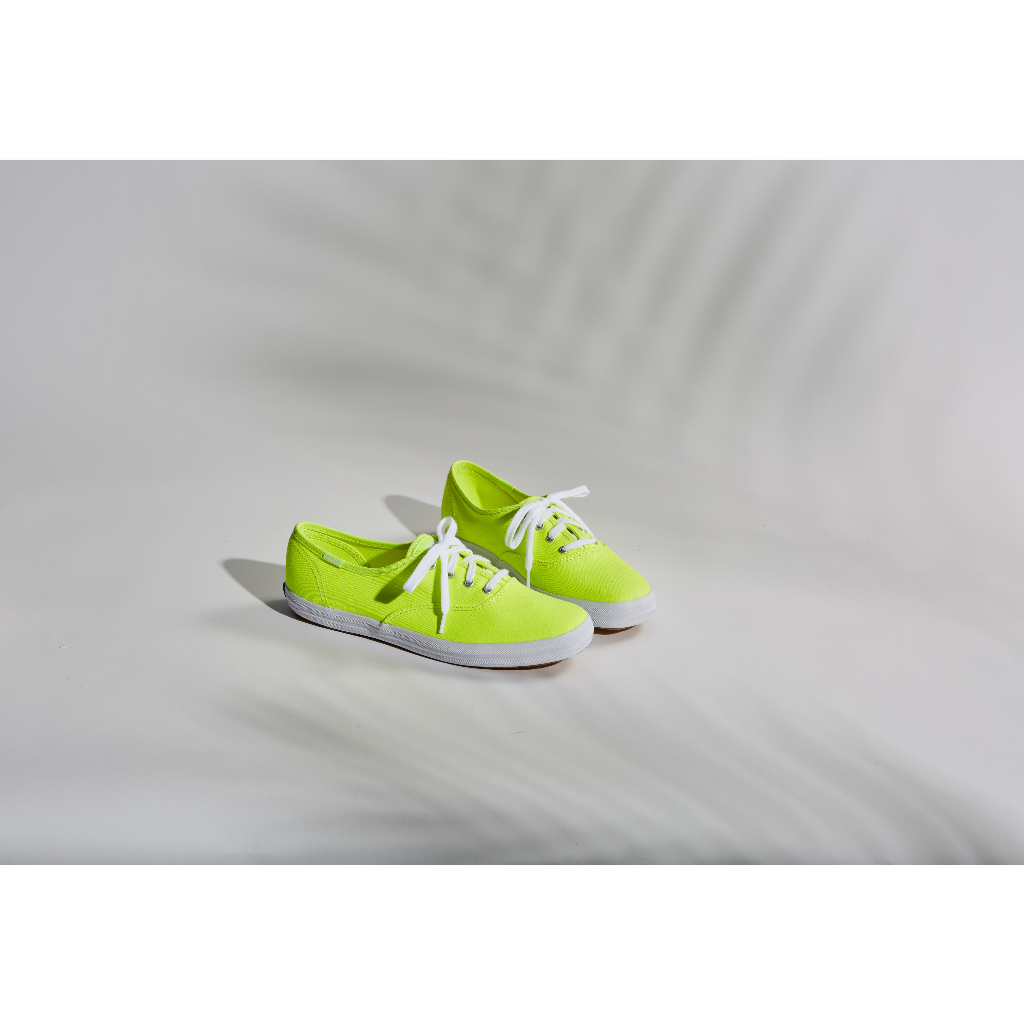 Giày Keds Nữ- Champion Seasonal Canvas Neon Yellow- KD066460