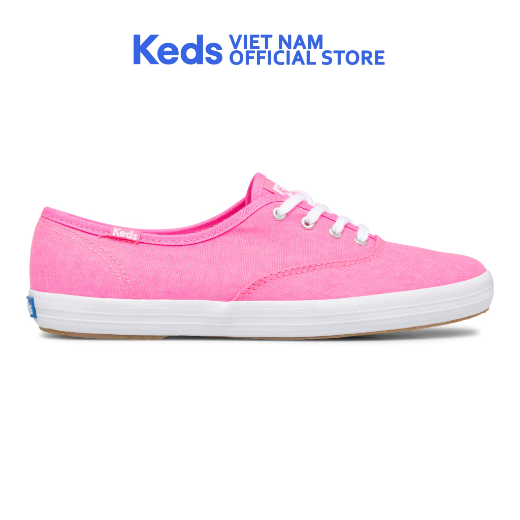 Giày Keds Nữ- Champion Seasonal Canvas Neon Pink- KD065874