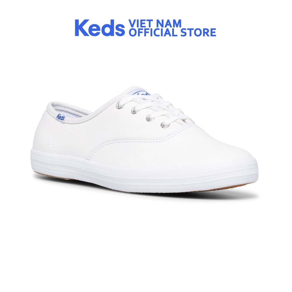 Giày Keds Nữ- Champion Core Leather White - KD045750