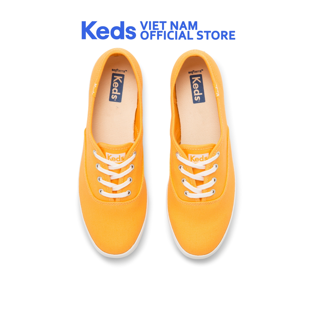 Giày Keds Nữ - Champion Organic Canvas Yellow- KD065182