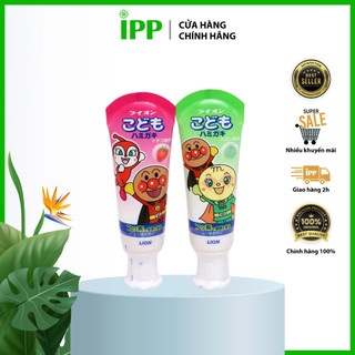 Kem đánh răng Lion cho trẻ - Bảo vệ răng lợi, an toàn cho bé, có thể nuốt được
