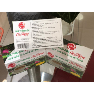 Trà giảm cân, giảm mỡ bụng hộp 150g 30 túi lọc - trà thảo mộc cát tường