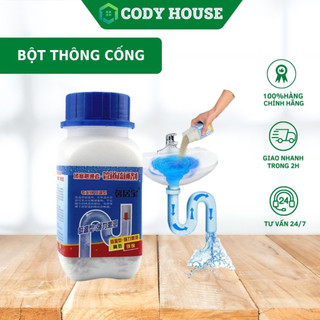 Bột thông cống siêu mạnh , Bột thông cống cực mạnh fastpro, bột thông tắc cống thế hệ mới CODY HOUSE