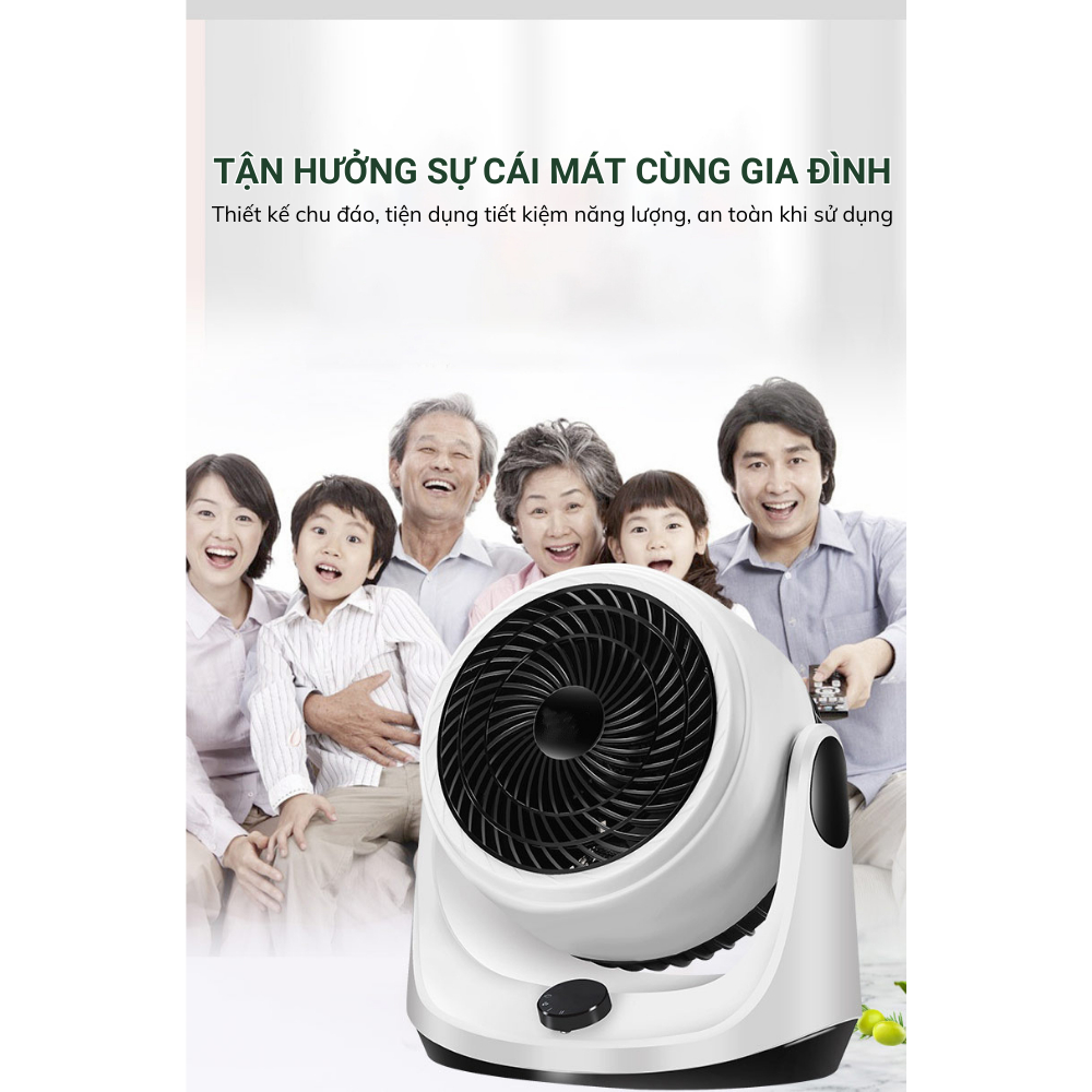 Quạt cắm điện  để bàn CME  3 cấp độ gió đầu lắc tự động 90 độ công suất 40W không tiếng ồn bảo hành 6 tháng