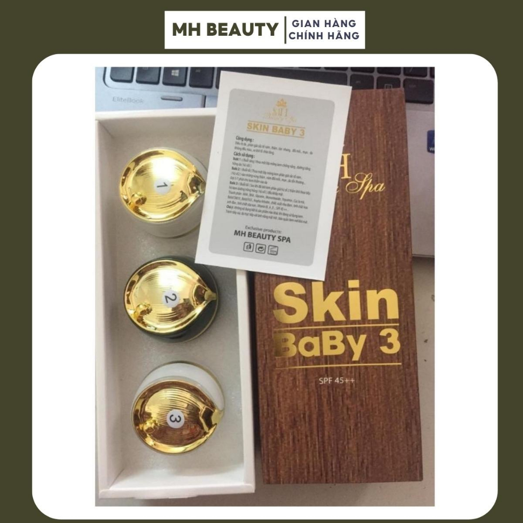 Kem dưỡng da Skin Baby 3MH chính hãng giúp làm mờ nám trắng da se khít lỗ chân lông