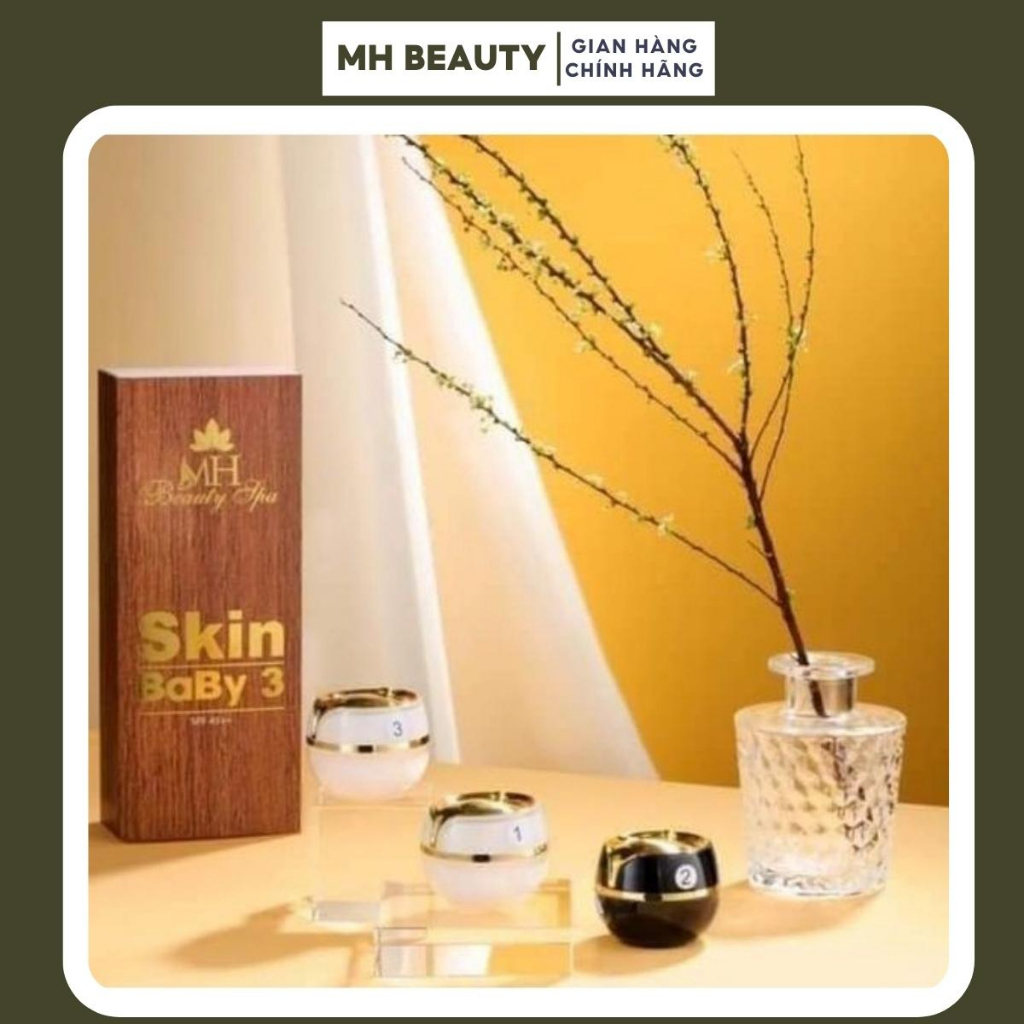 Kem dưỡng da Skin Baby 3MH chính hãng giúp làm mờ nám trắng da se khít lỗ chân lông