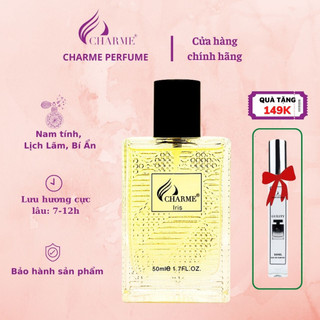 Nước hoa charme iris 50ml, nam tính, lịch lãm, bí ẩn
