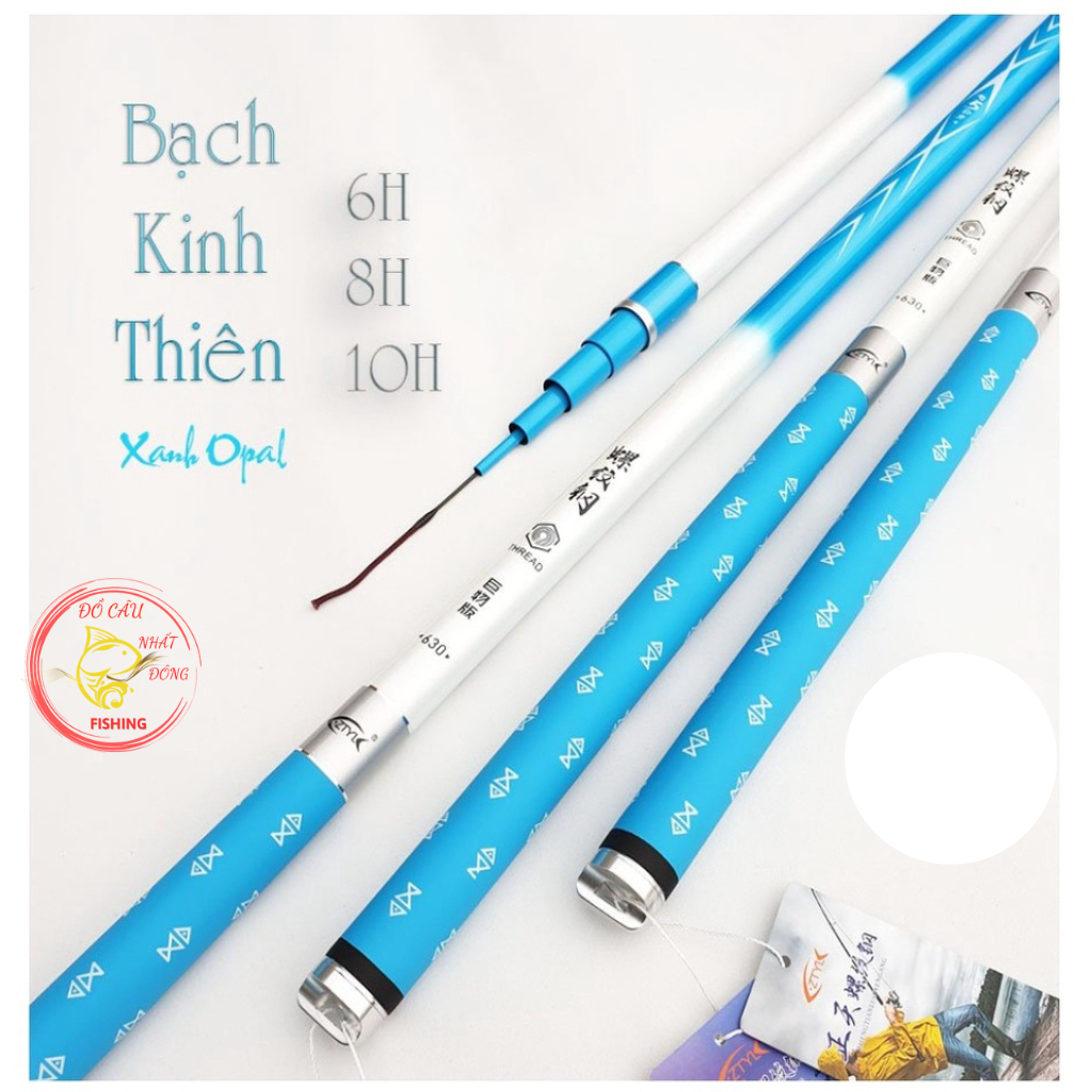 Cần câu đài Bạch Kinh Thiên Xanh chính hãng ZTYL độ cứng 6H 8H 10H chuyên câu đài tặng kèm ngọn phụ Đồ Câu nhất đông
