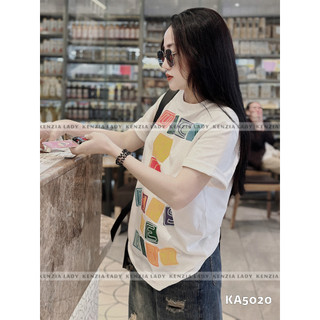 Áo Thun Nữ siêu cấp Form chuẩn Kenzia Lady- Áo Phông Cổ Tròn Tay Ngắn  Basic Cotton 100%  - KA5020