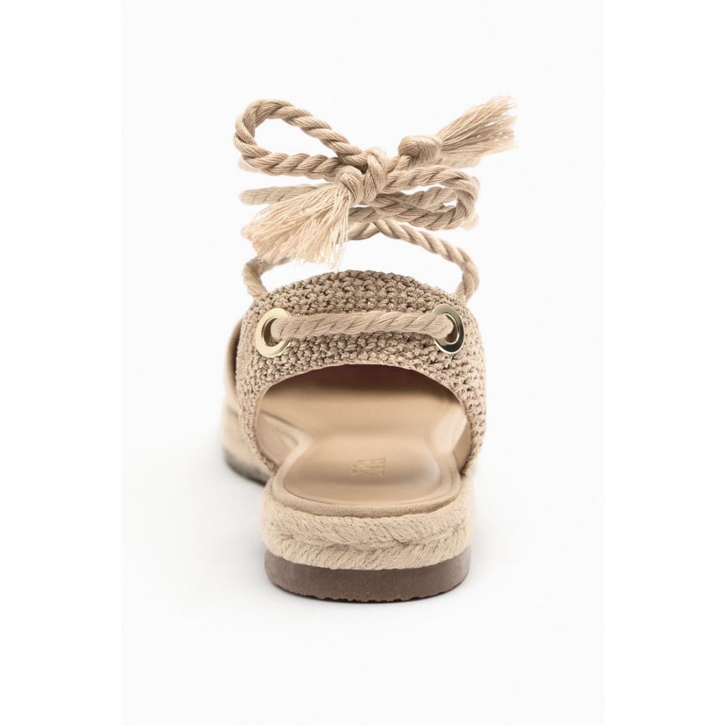 Giày đan dây màu kem Z4r4 xuất khẩu