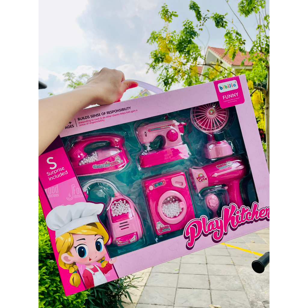 Đồ chơi máy giặt cao cấp cho bé có âm thanh